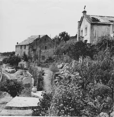 Fotografia d'epoca di Casa Museo Jorn negli anni Cinquanta