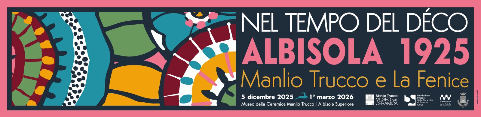 Locandina nel tempo del Déco, Albisola 1925 - 5 dicembre 2025